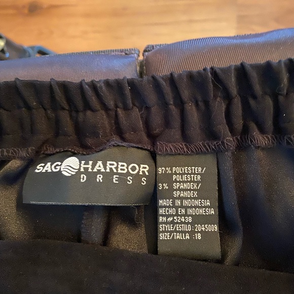 Women’s two piece pant set.  Size 18 Sag Harbour Dress made in Indonesia - Picture 6 of 7